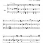 Les hymnes européens (violon et piano)
