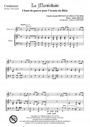 Les hymnes européens (violon et piano)