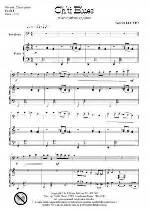 Ch'ti blues (trombone et piano)