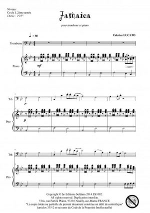 Jamaica (trombone et piano)