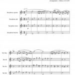 Pequenaz valse n°2 (quatuor de saxophones)