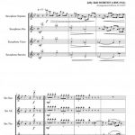 The Jelly Roll blues (quatuor de saxophones)