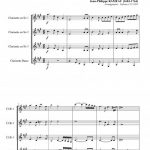 Les Indes galantes - Ouverture (quatuor de clarinettes)