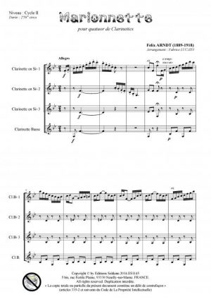 Marionnette (quatuor de clarinettes)