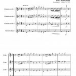 Trouville Canter (quatuor de clarinettes)