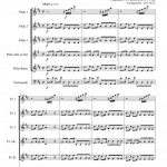 Concerto n°3 (ensemble de flûtes et violoncelle ad lib.)