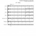 Cinq novellettes -n°4- (ensemble de flûtes et violoncelle ad lib.)