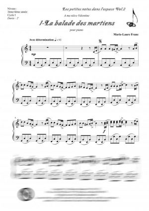 Les petites notes dans l'espace -VOLUME 2- (piano)