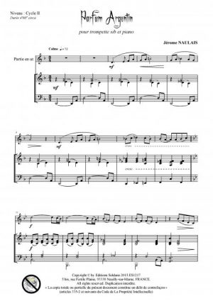 Parfum argentin (trompette et piano)