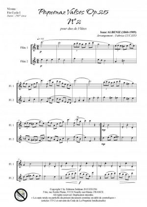 Pequenaz valse n°2 (duo de flûtes)