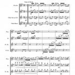 Maple leaf rag (quatuor de flûtes)