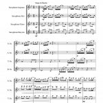 Maple leaf rag (quatuor de saxophones)