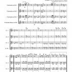 Galop infernal (quatuor de clarinettes)