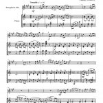 Au petit matin (saxophone alto et piano)