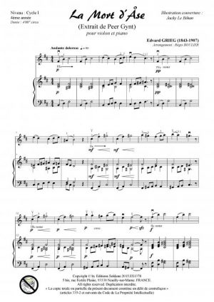La mort d'Ase (violon et piano)