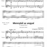 4 duos de Noël (duo de violons)