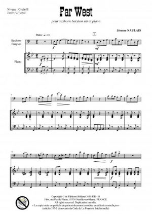 Far West (saxhorn baryton ou euphonium et piano)
