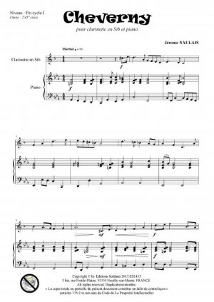 Cheverny (clarinette sib et piano)