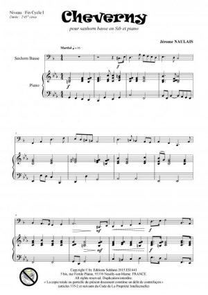 Cheverny (saxhorn basse et piano)