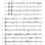 Ballet et Gaillarde (quatuor de guitares)