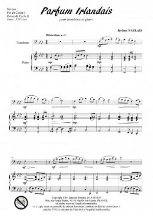 Parfum irlandais (trombone et piano)