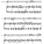 Sur la muraille de Chine (saxophone alto et piano)
