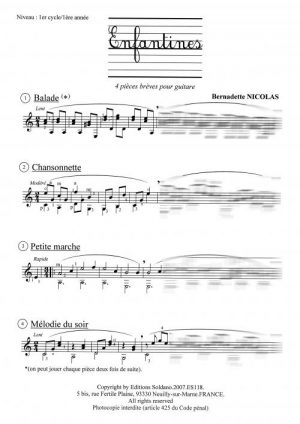Enfantines (guitare)