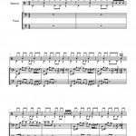 Poum tchak poum poum tchak (batterie et piano)