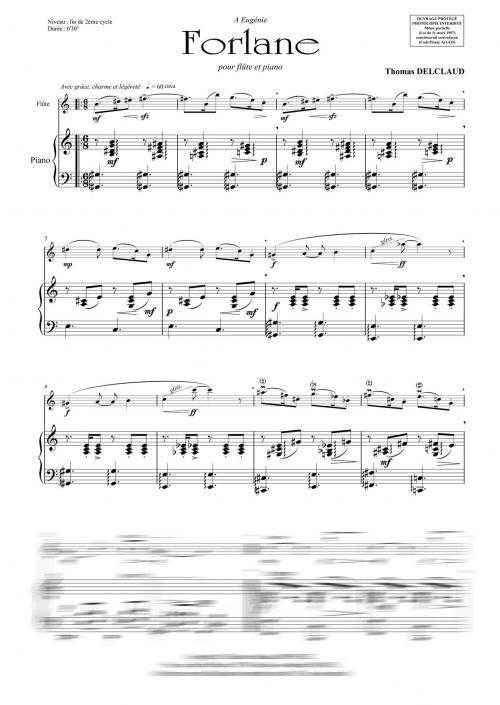 Forlane (flûte et piano)
