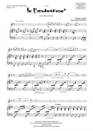 Le Pandutrone (flûte et piano)