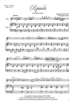 Rapsodie (flûte et piano)