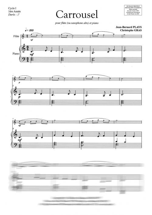 Carrousel (flûte et piano)