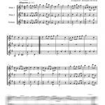 Menuet et Trio (2 flûtes et guitare)
