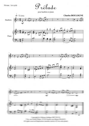 Prélude et air russe (hautbois et piano)