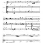 5 pièces en trio (flûte et deux violons)