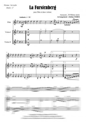 5 pièces en trio (flûte et deux violons)