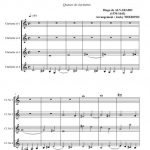 Tiento sobre el pange lingua Espagnol (quatuor de clarinettes)
