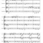 Sonata de clarines (quatuor de clarinettes)