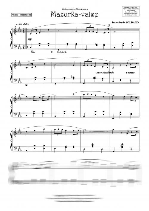 Mazurka-Valse (piano)