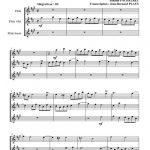 Fugue (trio de flûtes)