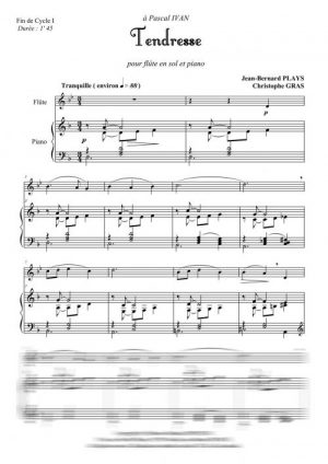 Tendresse (flûte alto et piano)