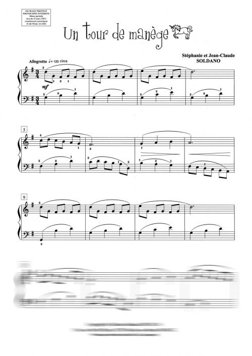 Un tour de manège (piano)