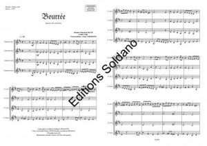 Bourrée (quatuor de clarinettes)