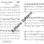 Concerto italien (ensemble de clarinettes)