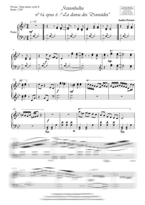 Notambulles n°14 et 24 opus 6 (piano)