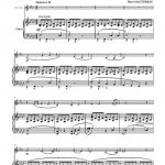 Bleu indigo (cor en fa et piano)