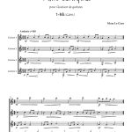 4 airs celtiques (quatuor de guitares)
