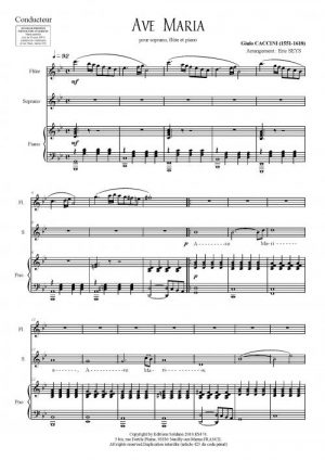 Ave Maria (soprano, flûte et piano)