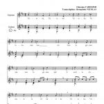 Vittoria...mio cuore (soprano et guitare)