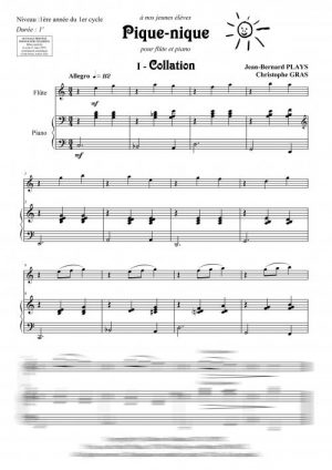 Pique-nique (flûte et piano)